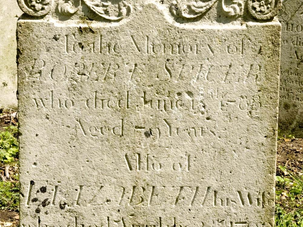SPICER Robert died 1788 and Elizabeth his wife died 1799